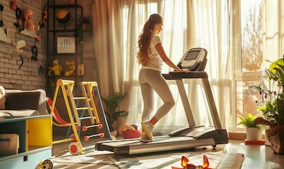 kurzes laufband workout zuhause power auszeit