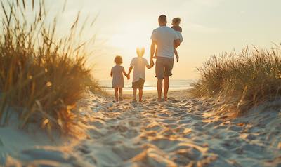 familienurlaub daenemark strand