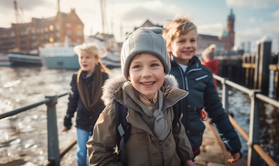 familienausflug hamburg mit kindern hafen